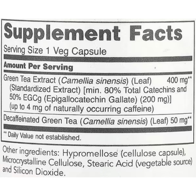 Зеленый чай Protocol for Life Balance EGCg Green Tea Extract 200 mg 90 Veg Caps