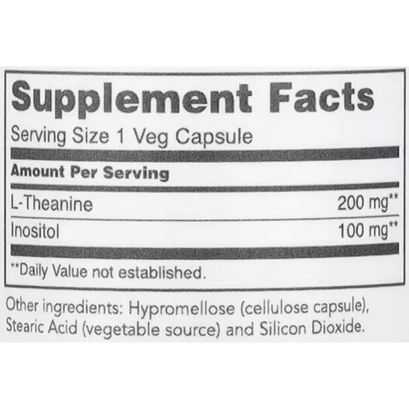 Теанин Protocol for Life Balance L-Theanine 200 mg 60 Veg Caps