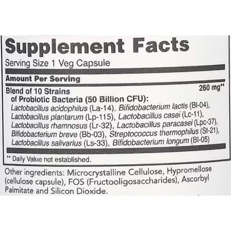 Пробіотик Protocol for Life Balance ProtoDophilus, 50 Billion 50 Veg Caps