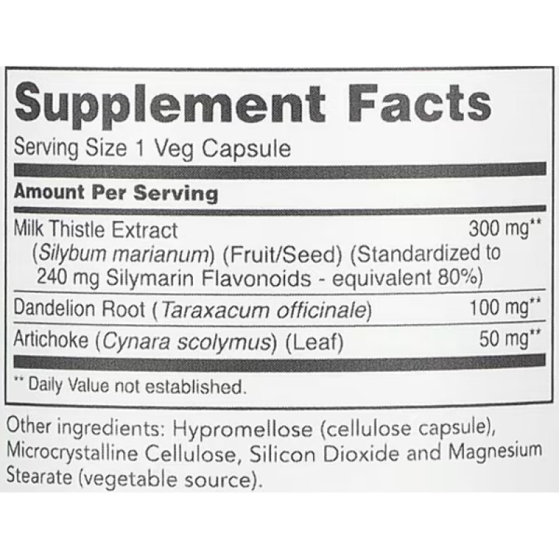Розторопша Protocol for Life Balance Milk Thistle 300 mg 90 Veg Caps