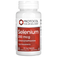 Селен Protocol for Life Balance Selenium 200 mcg 90 Veg Caps