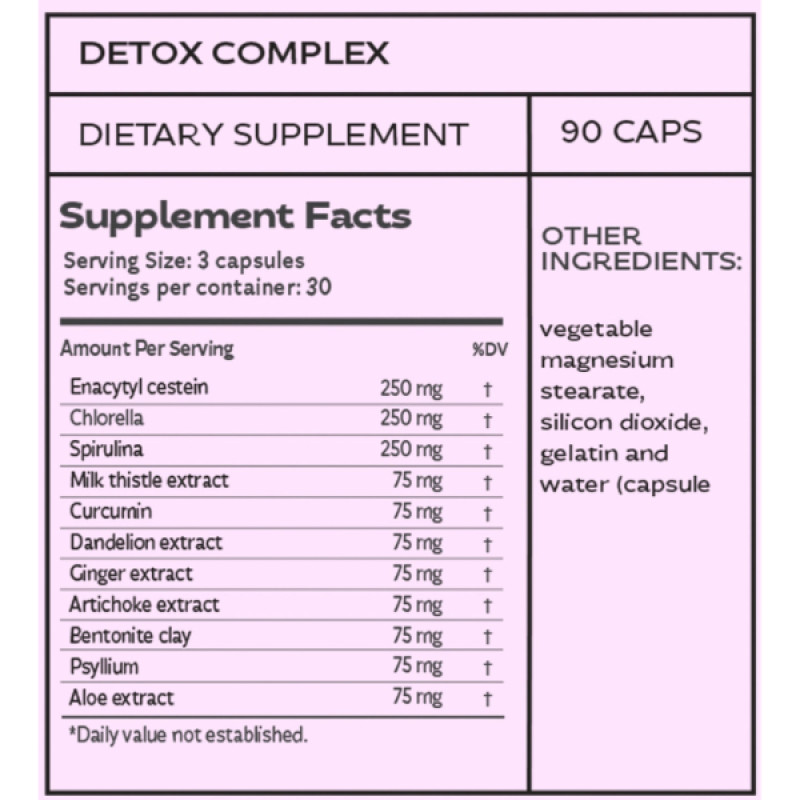 Детокс LOK Nutrition My Cleanse 90 Caps