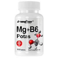 Вітамінно-мінеральний комплекс для спорту IronFlex Mg + B6 Potas 100 Tabs