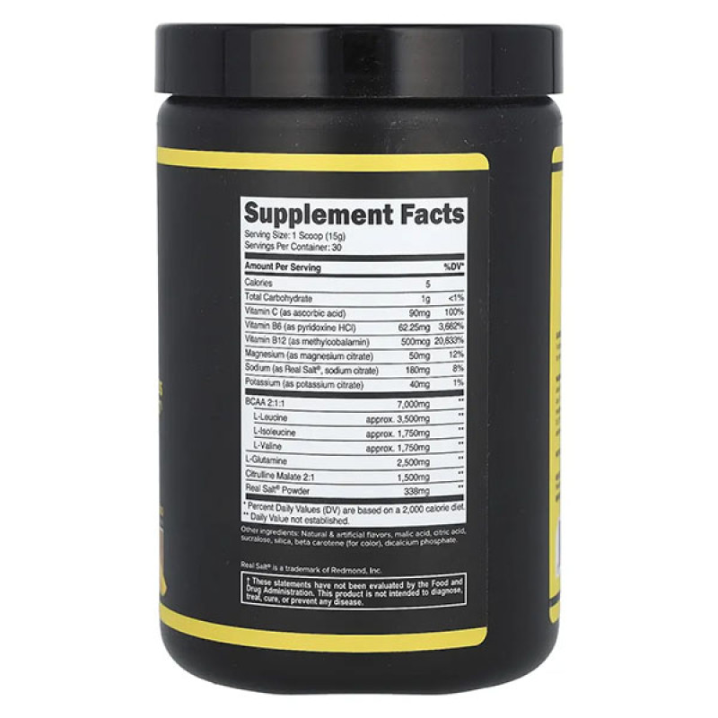 Амінокислота BCAA для спорту Primaforce BCAA 450 g /30 servings/ Mango Pineapple