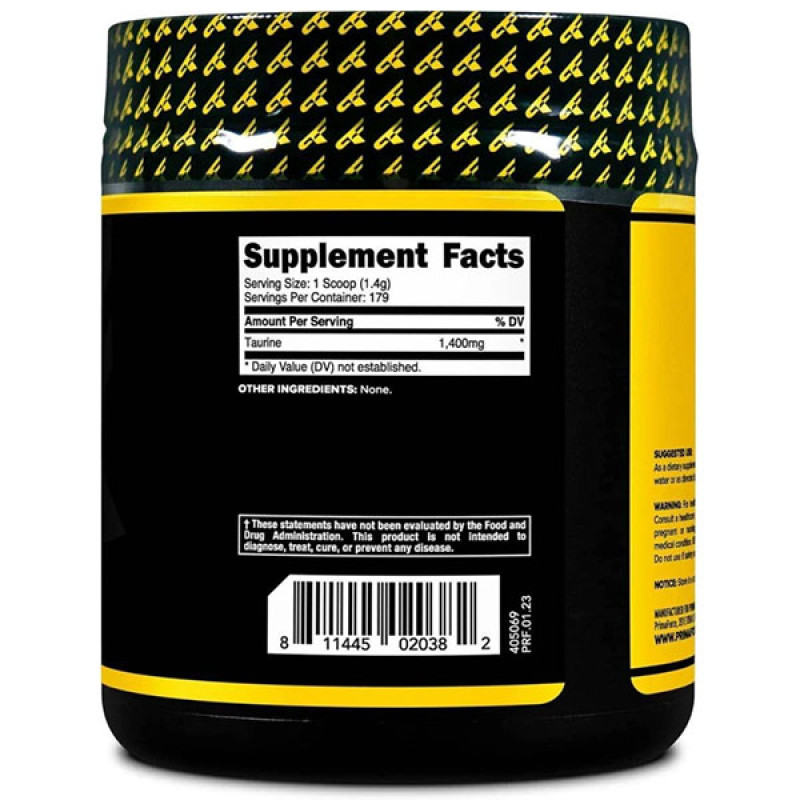 Таурін для спорту Primaforce Taurine Powder 250 g /179 servings/ Unflavored
