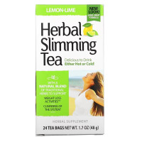 Заменитель питания 21st Century Herbal Slimming Tea Caffeine Free 24 Tea Bags Lemon Lime