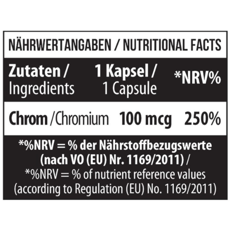 Мікроелемент Хром для спорту MST Nutrition Healthy by MST Chromium Picolinate 60 Caps