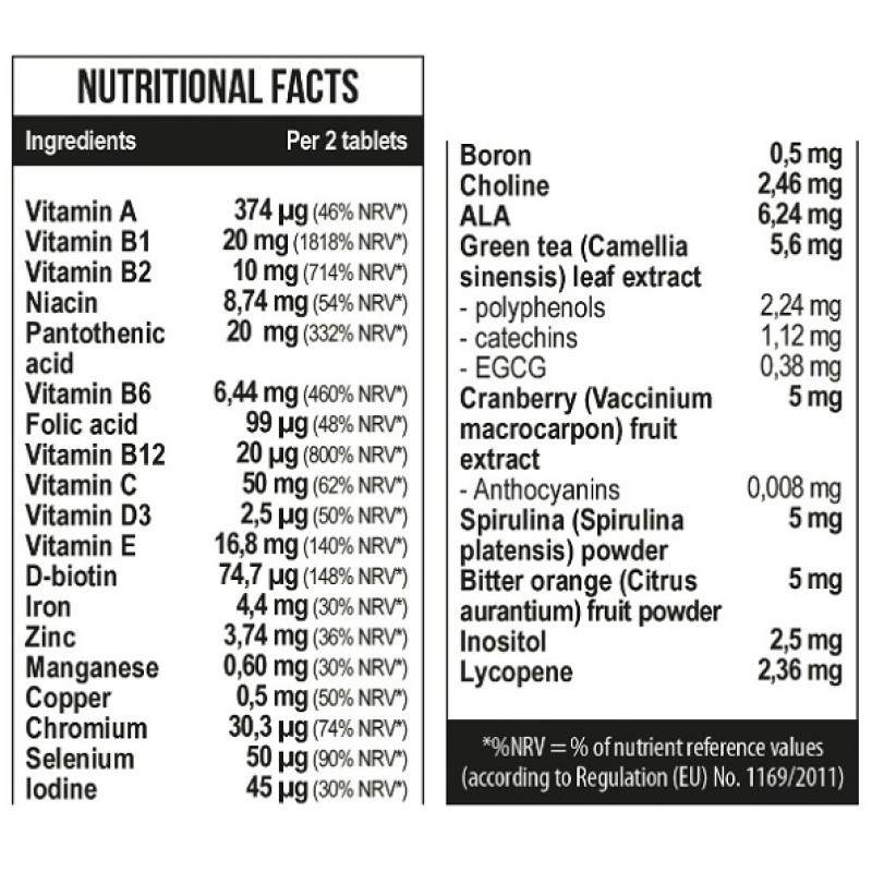 Вітамінно-мінеральний комплекс для спорту MST Nutrition Healthy by MST Woman's Health Multivitamins 60 Tabs