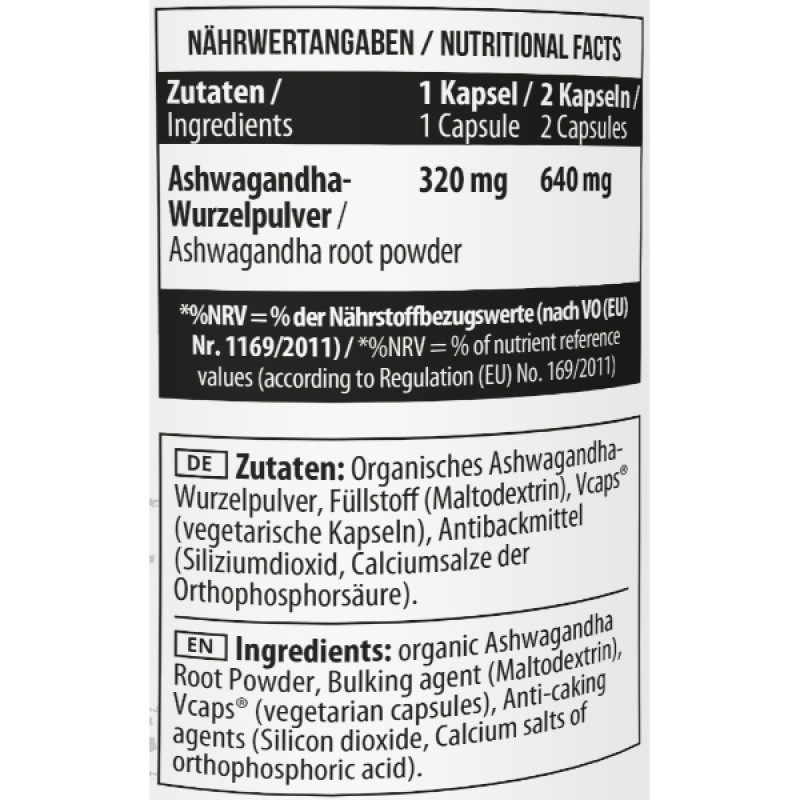 Ашфаганда для спорту MST Nutrition Ashwagandha 100 Veg Caps
