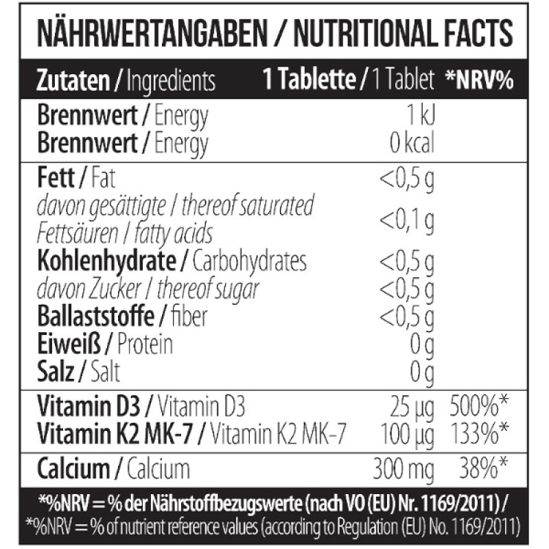 Вітамінно-мінеральний комплекс для спорту MST Nutrition Calcium Citrate + Vitamin D3 + K2 MK7 120 Tabs