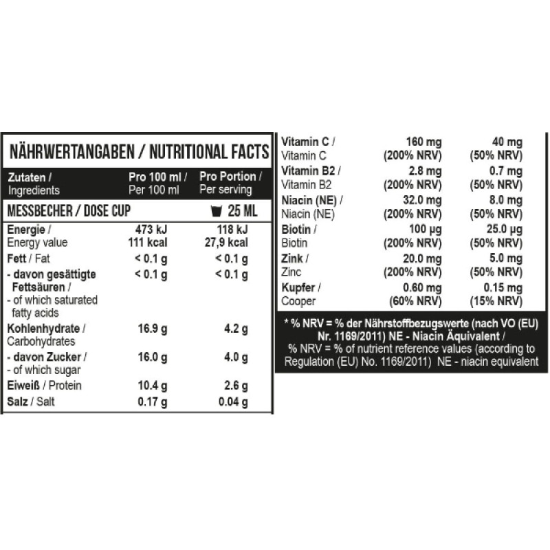 Хондропротектор (для спорту) MST Nutrition Collagen Peptides + Biotin 500 ml /20 servings/ Orange