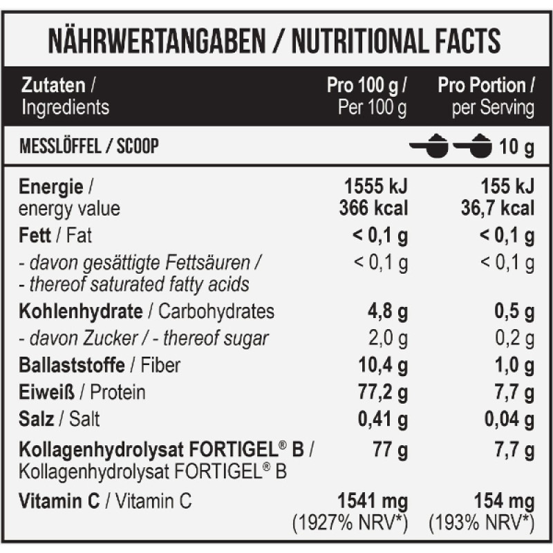 Хондропротектор (для спорту) MST Nutrition Collagen Peptides + Fortigel 300 g /30 servings/ Orange