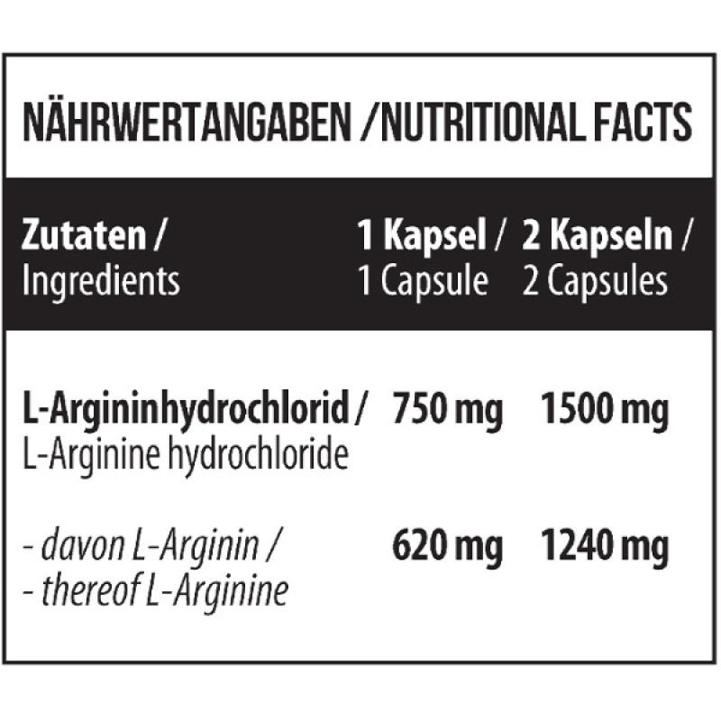 Аргінін для спорту MST Nutrition L-Arginine 240 Caps