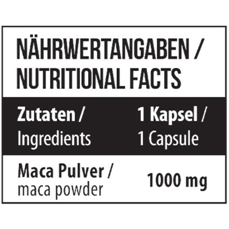 Тестостероновий бустер MST Nutrition Maca 120 Caps