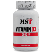 Вітамін D для спорту MST Nutrition Vitamin D3 5000 IU 120 Caps