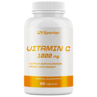 Вітамін C для спорту Sporter Vitamin C 1000 mg 60 Caps