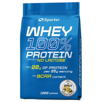 Протеїн Sporter Whey 100% Protein Lactose Free 1000 g /40 servings/ Vanilla