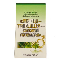 Трибулус GreenSet Якорцы - Tríbulus - Силовой потенциал 60 капсул