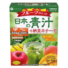 Суміш екстрактів Fine Japan Fruit Aojiru + Nattokinase 3 g 30 sticks