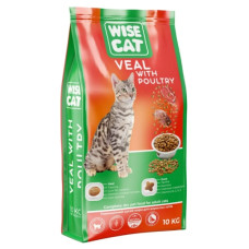  Wise Cat Veal with poultry - Телятина з домашньою птицею (33/13) 10кг