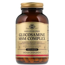 Препарат для суглобів та зв'зок Solgar Glucosamine MSM Complex 120 Tabs