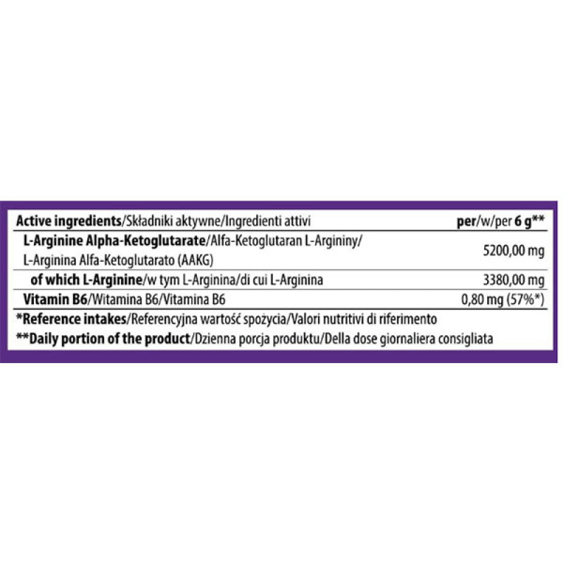 Аргінін для спорту Trec Nutrition AAKG Powder 240 g /40 servings/ Grapefruit