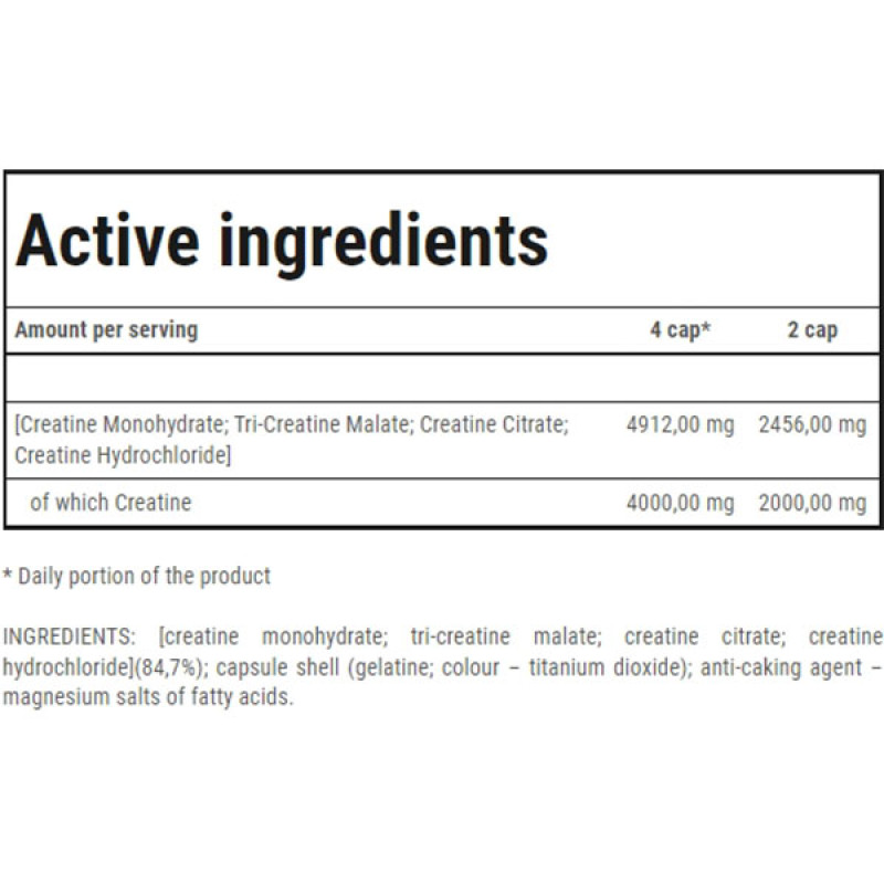 Креатин комплекс Trec Nutrition CREA XTREME 120 Caps