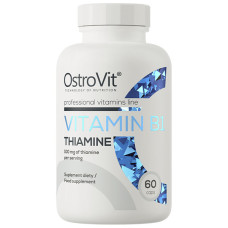 Вітамін B для спорту OstroVit Vitamin B1 Thiamine 60 Caps