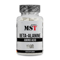 Бета-аланін для спорту MST Nutrition Beta-Alanine 60 Caps
