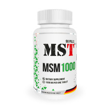 Хондропротектор (для спорту) MST Nutrition MSM 1000 90 Tabs