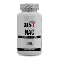 Ацетилцистеїн (NAC) для спорта MST Nutrition NAC 60 Caps