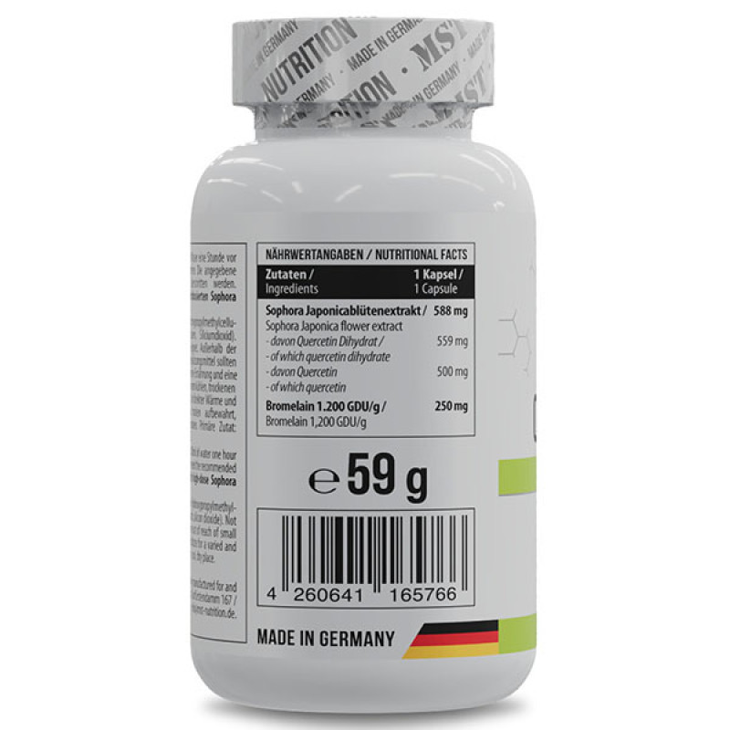 Кверцетин MST Nutrition Quercetin Bromelain 60 Caps