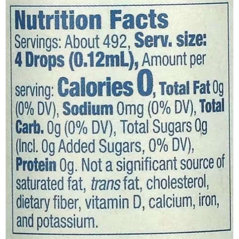 Замінник цукру NOW Foods Better Stevia Liguid 59 ml /492 servings/ Vanilla