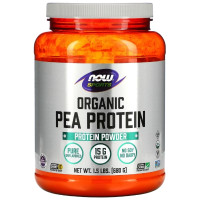 Протеїн NOW Foods Sports Organic Pea Protein Powder 680 g /34 servings/ Unflavored