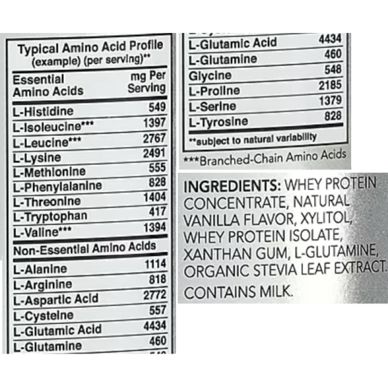 Протеїн NOW Foods Whey Protein 907 g /21 servings/ Vanilla