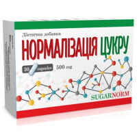 Комплекс для профілактики діабету Healthyclopedia Нормалізіція цукру 30 таб