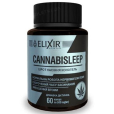 Комплекс для профілактики нервової системи Elixir Cannabisleep 60 Caps