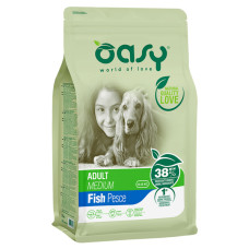  Сухий корм для собак OASY LIFESTAGE Adult Medium риба  3 кг