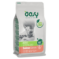  Сухий корм для котів OASY LIFESTAGE Sterilized лосось 300 г