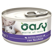  Вологий корм для котів OASY CAT Індичка 85 г