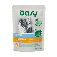  Вологий корм для котів OASY CAT Kitten курка 85 г