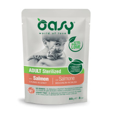  Вологий корм для котів OASY CAT Adult Sterilized лосось 85 г