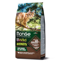 Сухой корм для котов Monge Cat Bwild Grain Free буйвол (для кошек крупных пород с 2-х месяцев) 1,5 кг