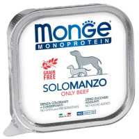  Вологий корм для собак Monge Dog Wet SOLO 100% яловичина 150 г