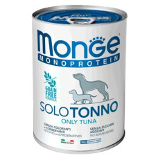  Вологий корм для собак Monge Dog Wet SOLO 100% тунeць 400 г