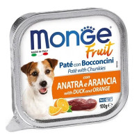  Вологий корм для собак Monge Dog Wet FRUIT качка з апельсином 100 г