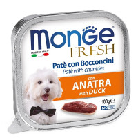  Вологий корм для собак Monge Dog Wet FRESH качка 100 г