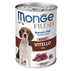  Вологий корм для собак Monge Dog Wet FRESH телятина 400 г