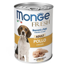 Вологий корм для собак Monge Dog Wet FRESH курка 400 г