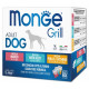  Вологий корм для собак Monge Dog Wet GRILL MIX тріска /індичка з куркою/яловичина 1200 г